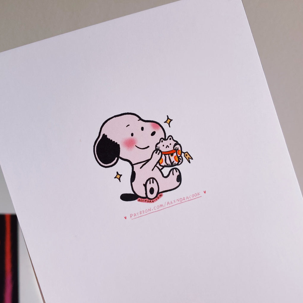 Snoopy Japan Holidays Greetings Card