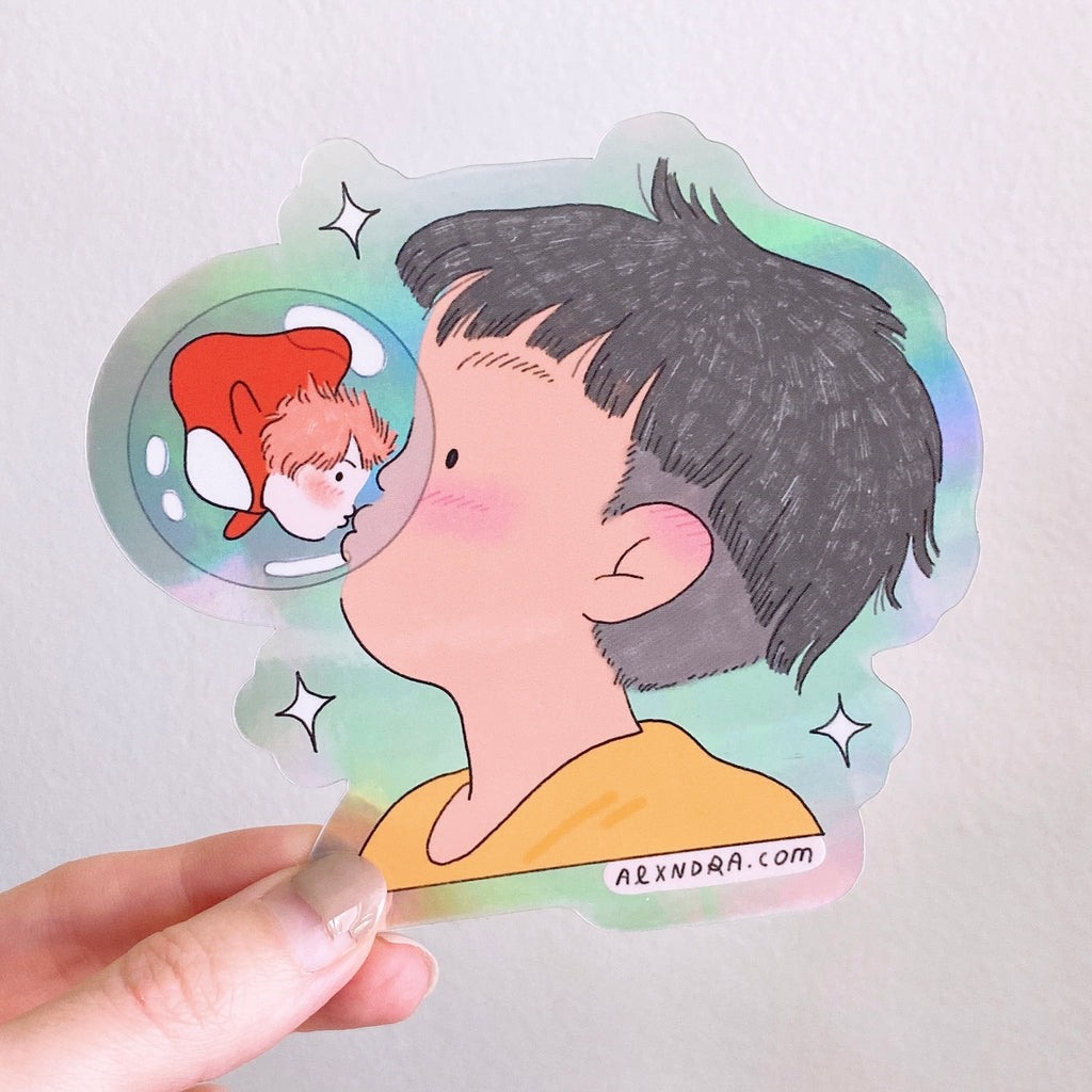 Ponyo's Kiss Sticker