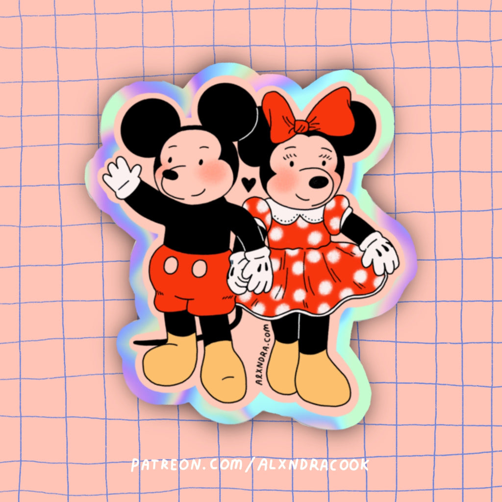 Mickey & Minnie Sticker