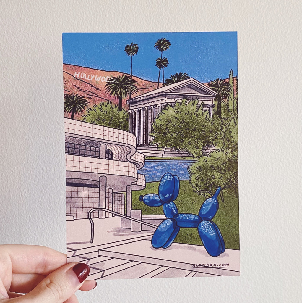 Los Angeles Holiday Postcard
