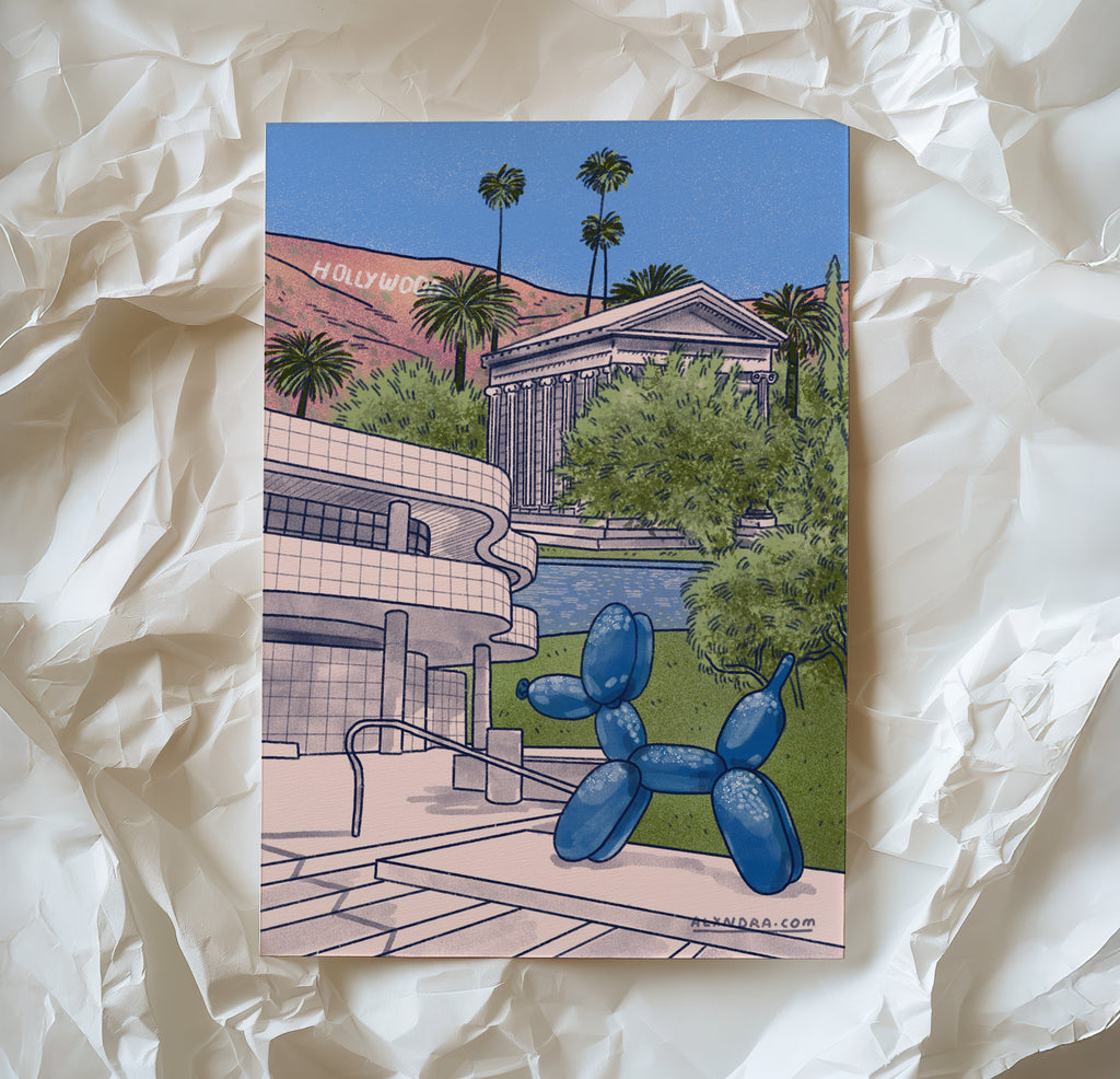 Los Angeles Holiday Postcard