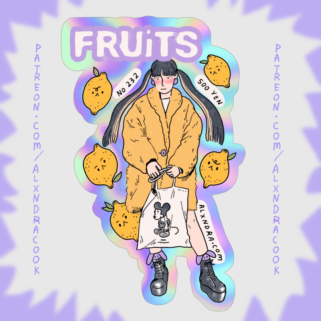Fruits Girl Sticker